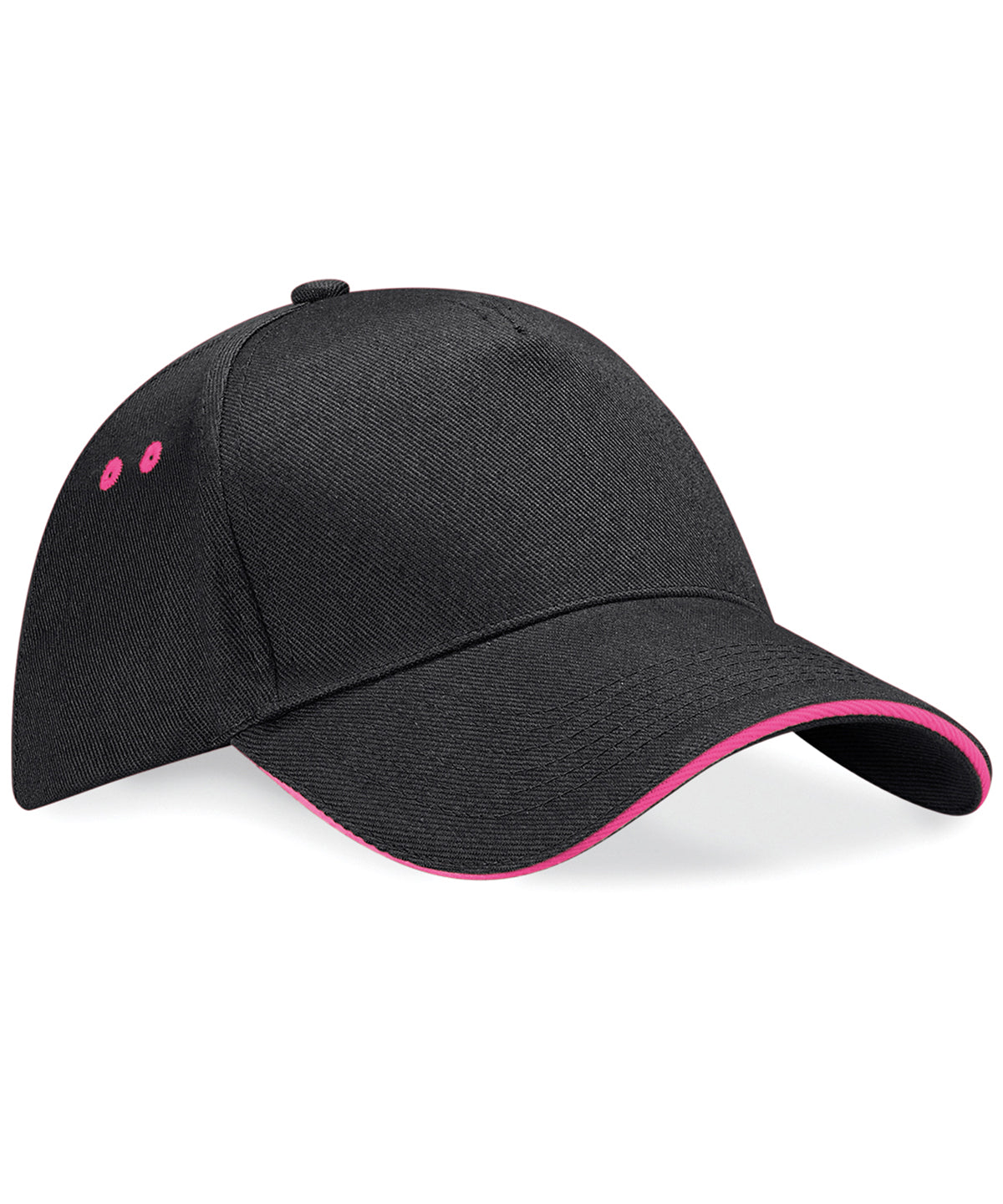 Caps - Ultimate 5-panel keps Black Fuchsia One size