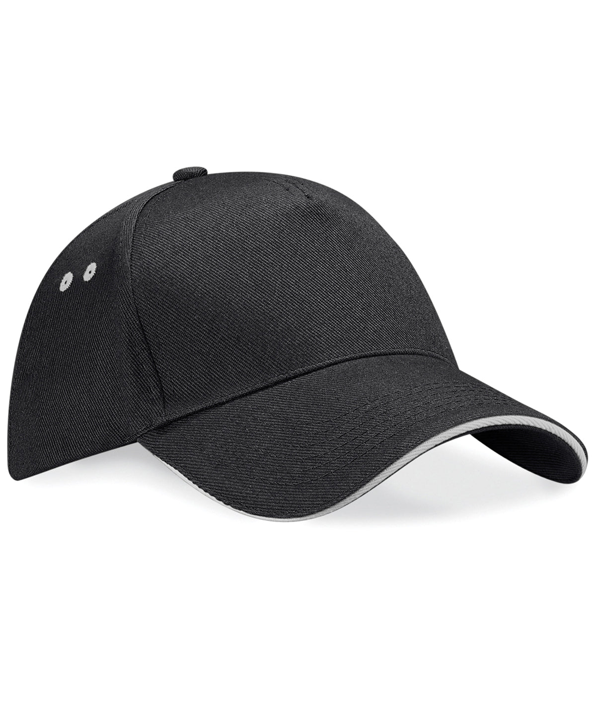 Caps - Ultimate 5-panel keps Black Light Grey One size