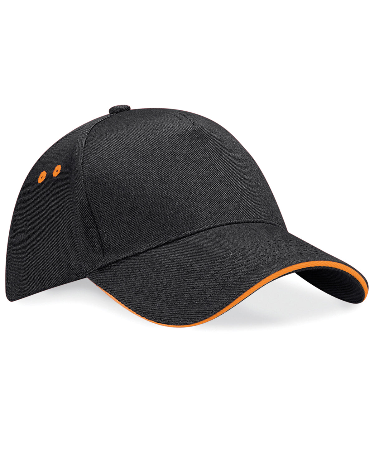 Caps - Ultimate 5-panel keps Black Orange One size