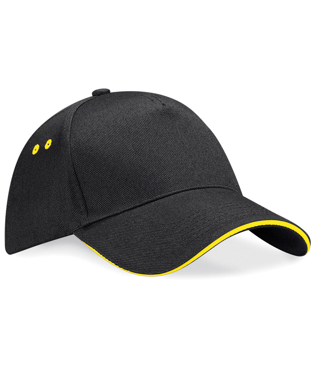 Caps - Ultimate 5-panel keps Black Yellow One size