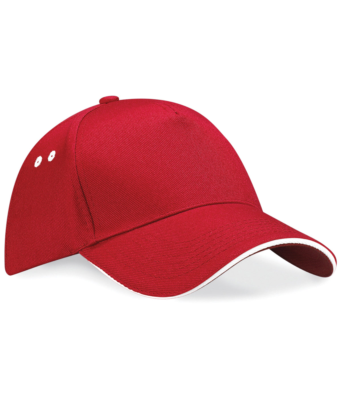 Caps - Ultimate 5-panel keps Classic Red White One size