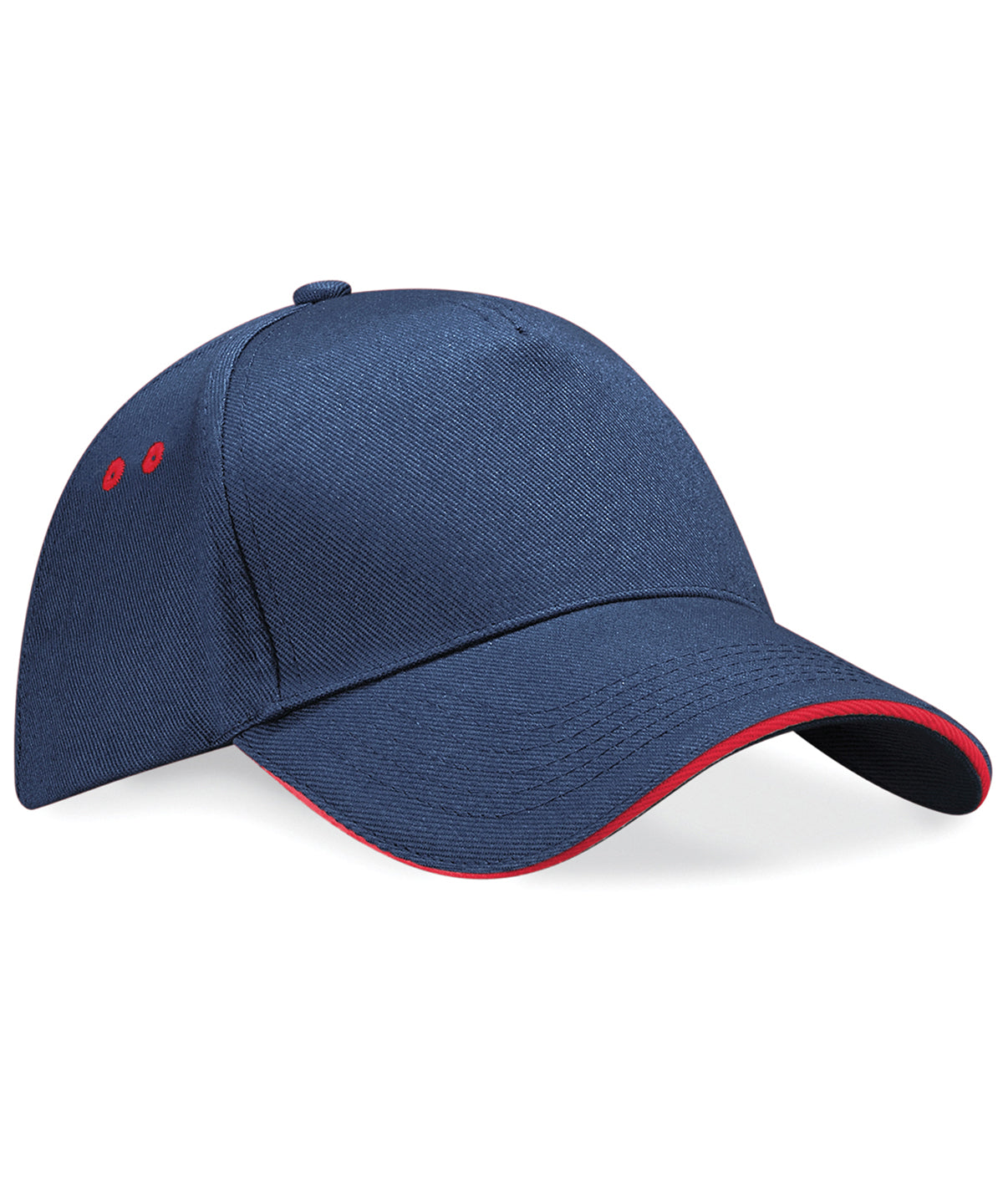 Caps - Ultimate 5-panel keps French Navy Classic Red One size