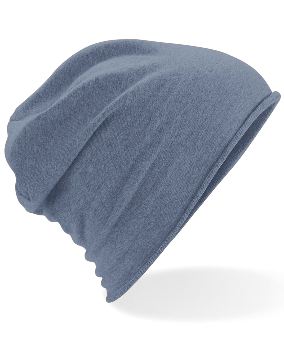 Beanies - Bekväm och Lätt Jersey-Mössa för Vuxna Denim Blue One size