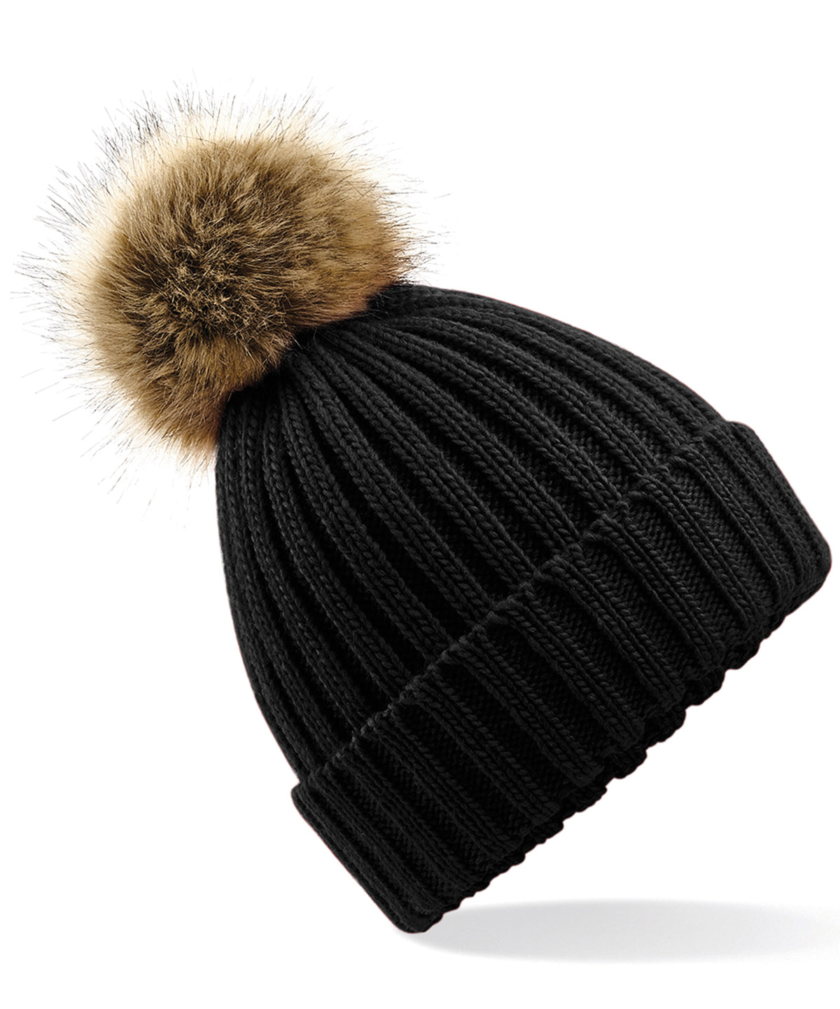 Beanies - Biscuit Black One size