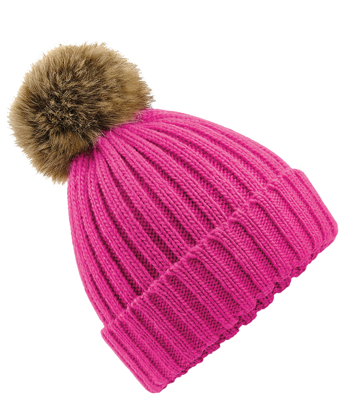 Beanies - Biscuit Fuchsia One size