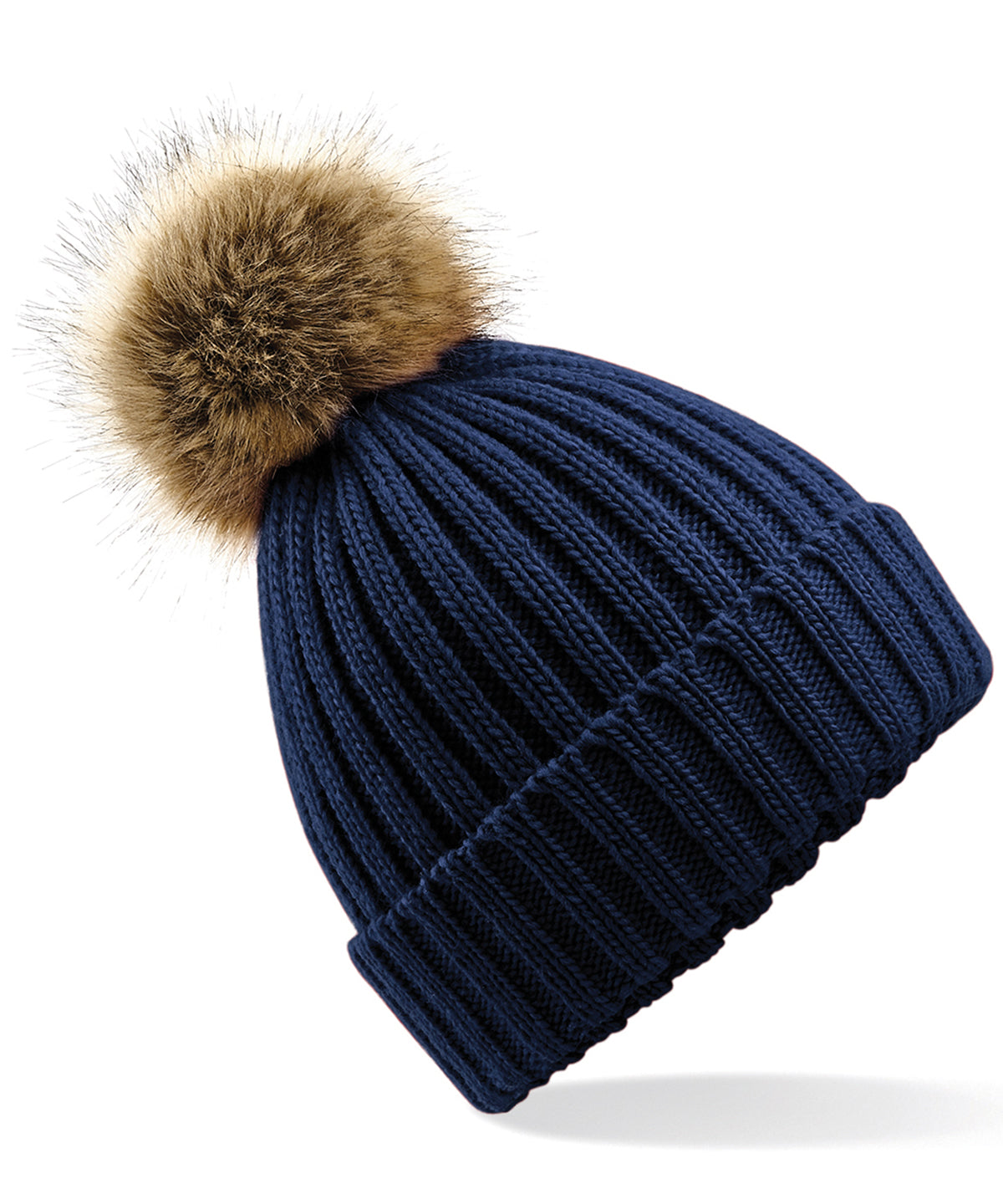 Beanies - Biscuit Navy One size