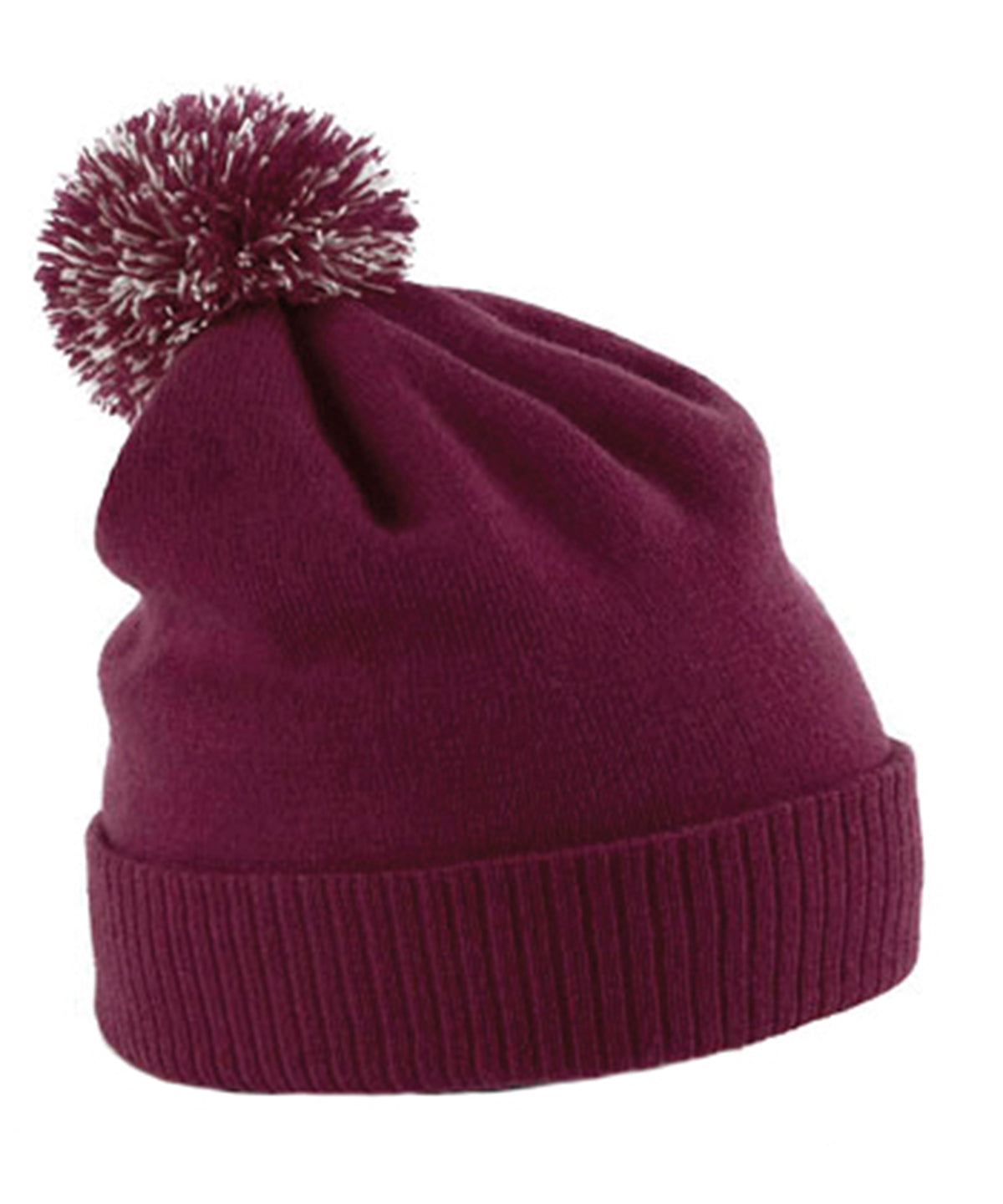 Beanies - Snowstar beanie Burgundy Off White One size