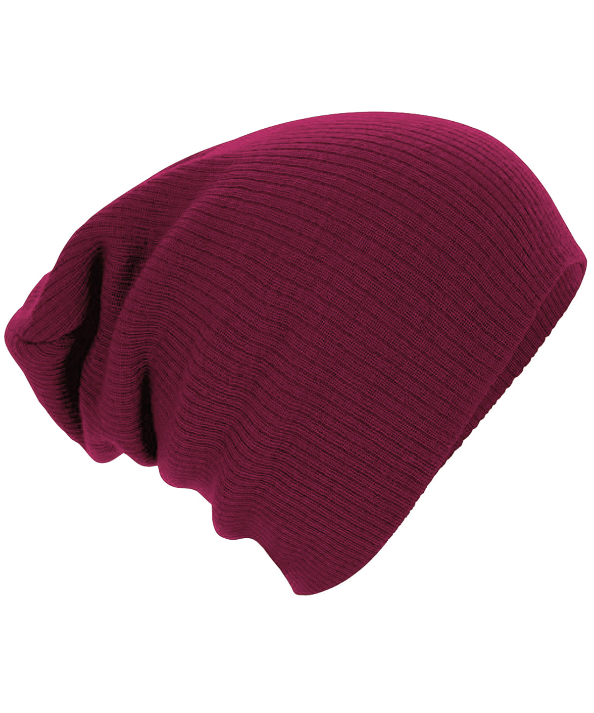 Beanies - Stilren och Bekväm Slouch Beanie för Vuxna Burgundy One size