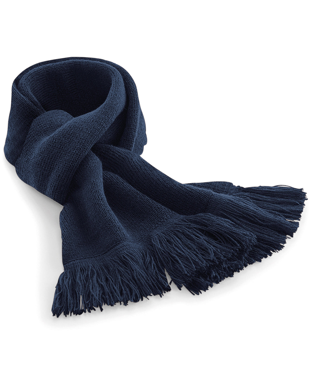 Scarves - Klassisk stickad scarf French Navy One size