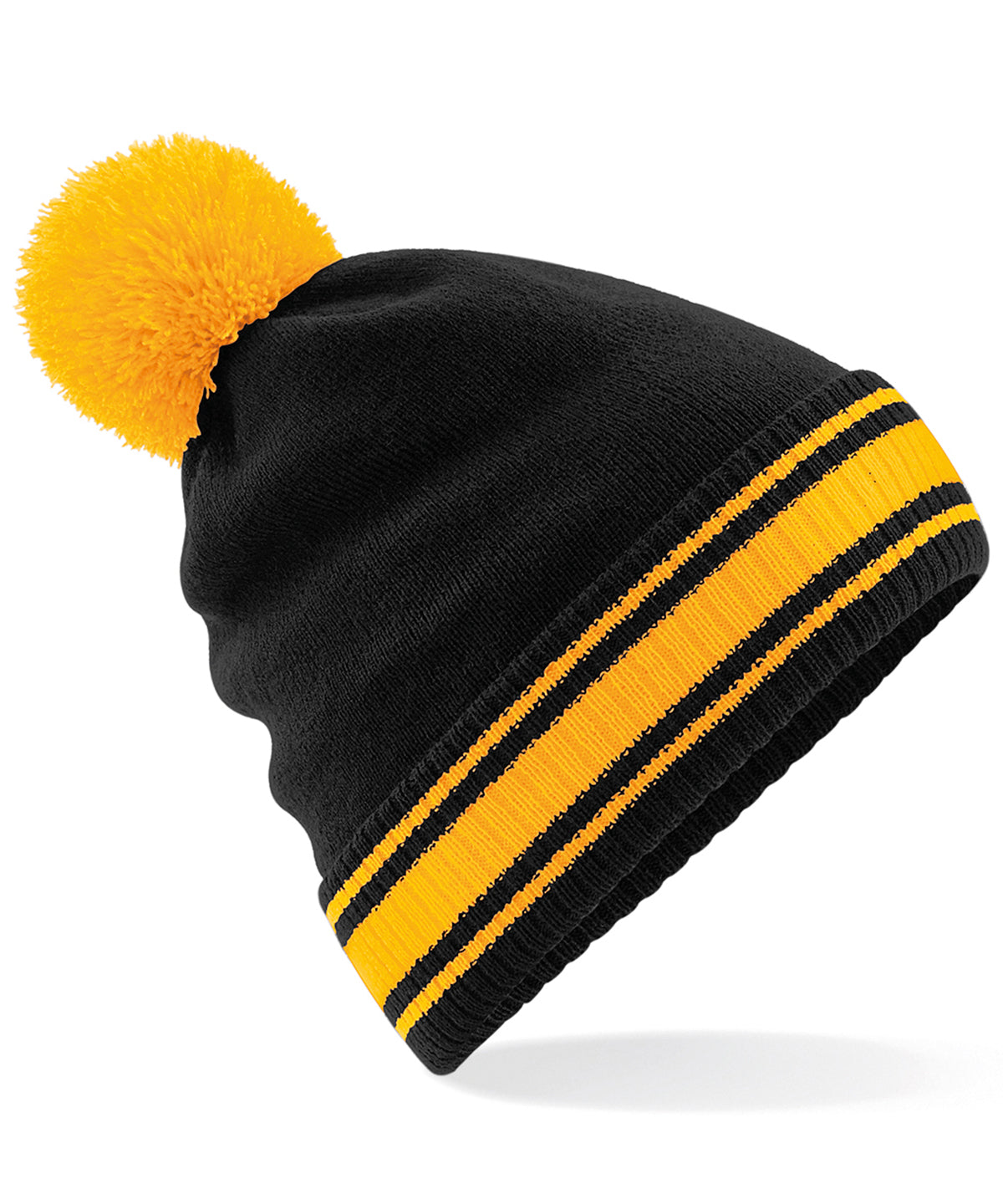 Beanies - Stadion Beanie Black Gold One size