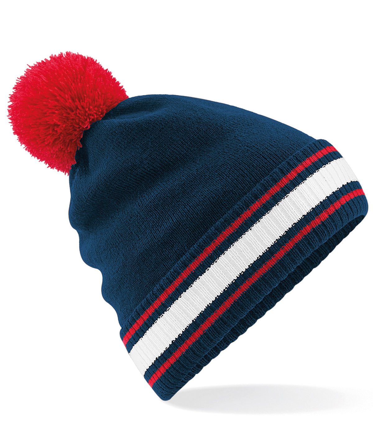 Beanies - Stadion Beanie French Navy Classic Red White One size