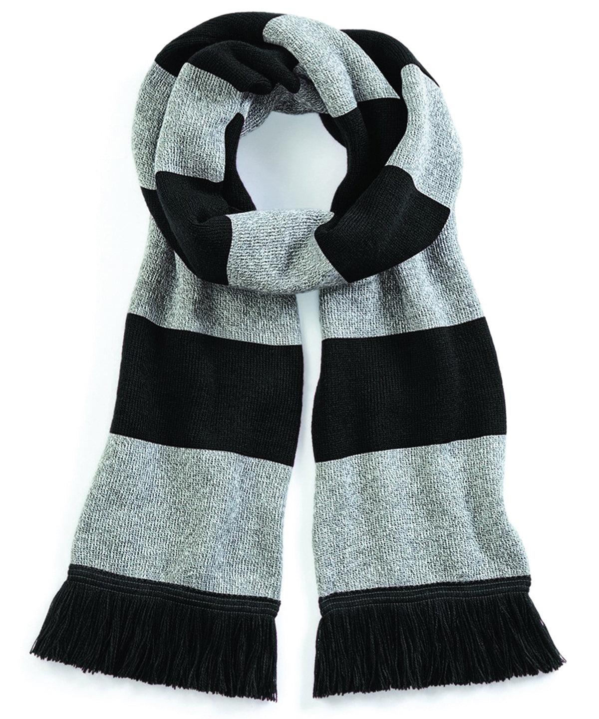 Scarves - Stadionscarf Black Heather Grey One size