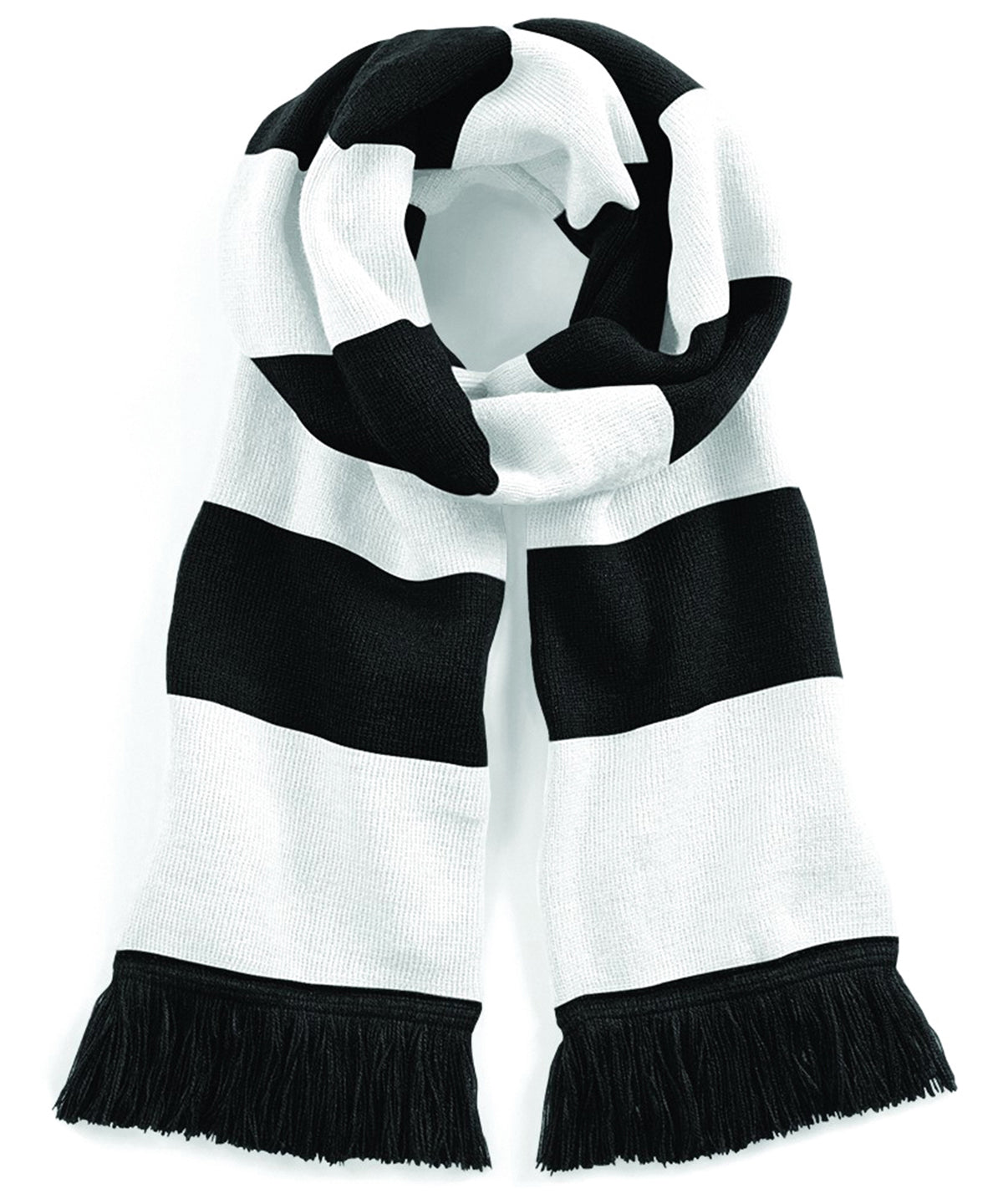 Scarves - Stadionscarf Black White One size