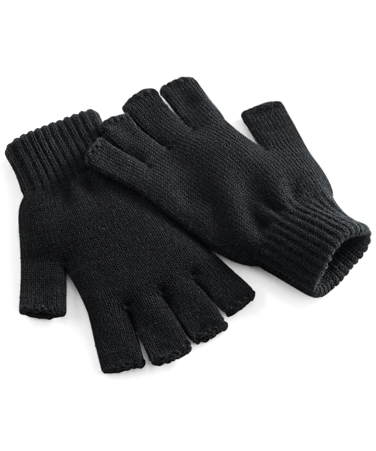 Gloves - Fingerlösa handskar för vuxna Black