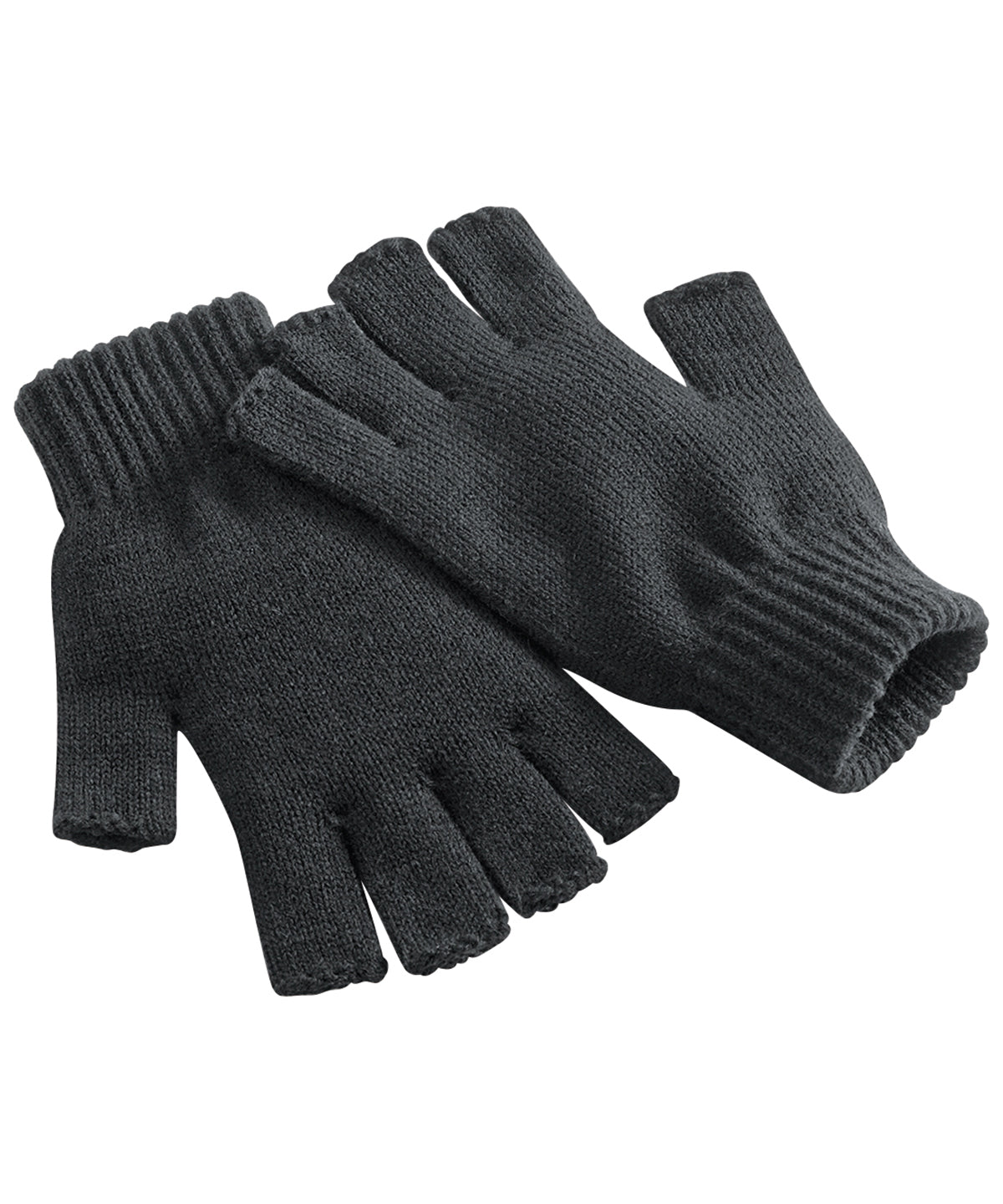 Gloves - Fingerlösa handskar för vuxna Charcoal