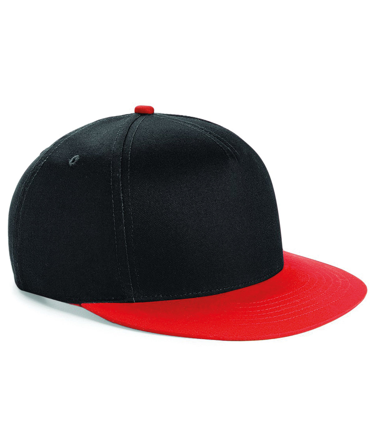 Caps - Unisex snapback keps för alla Black Bright Red One size