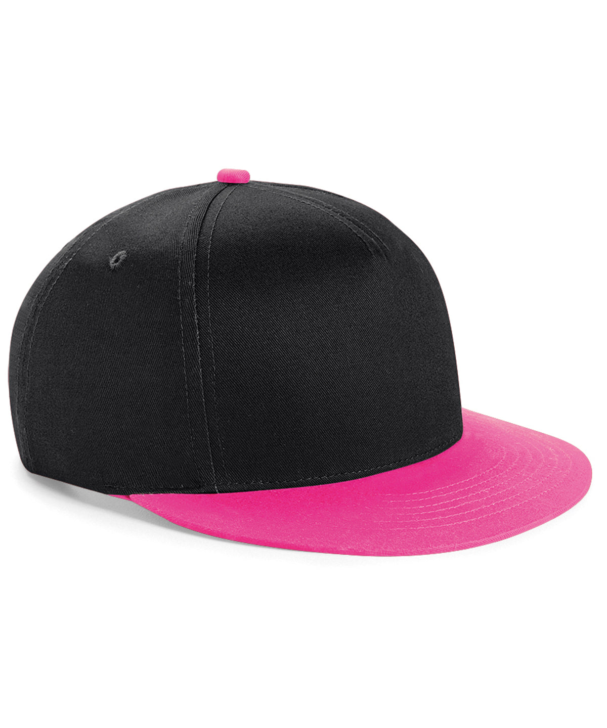 Caps - Unisex snapback keps för alla Black Fuchsia One size