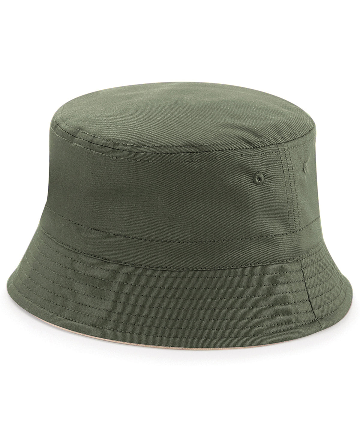 Hats - Vändbar Buckethatt Olive Green Stone