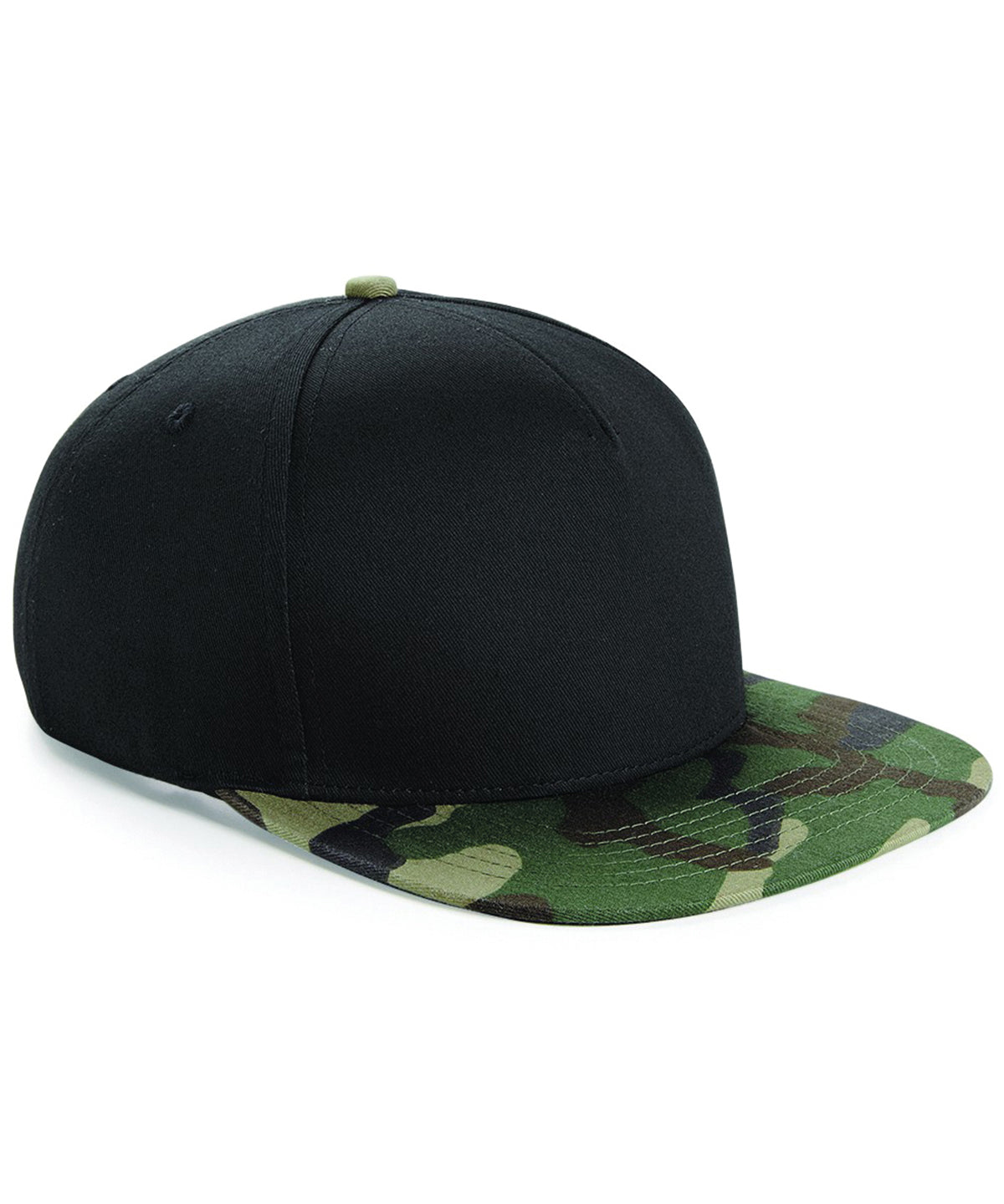 Caps - Snapback-keps i kamouflagemönster Black Jungle Camo One size