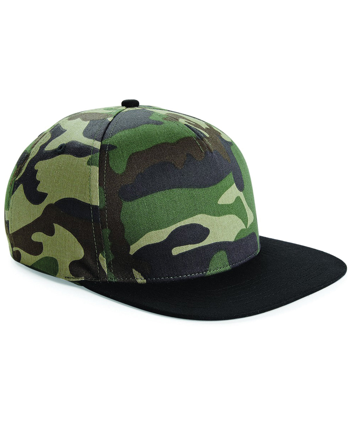 Caps - Snapback-keps i kamouflagemönster Jungle Camo Black One size