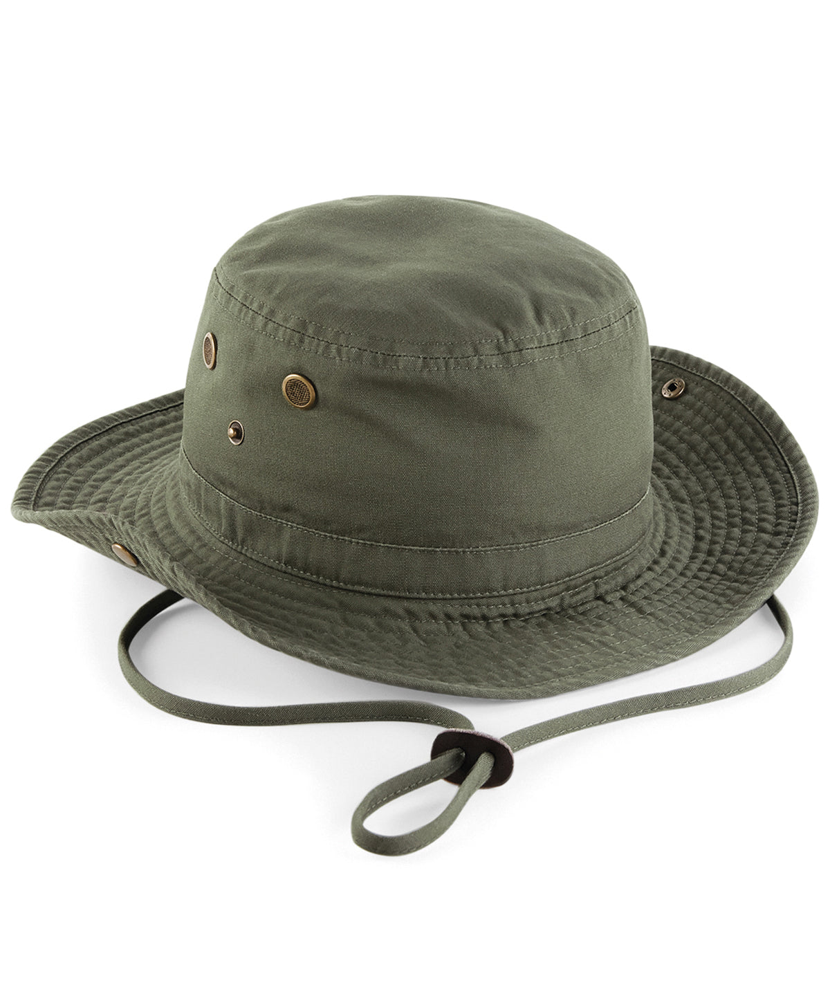 Hats - Outback-hatten Olive Green One size