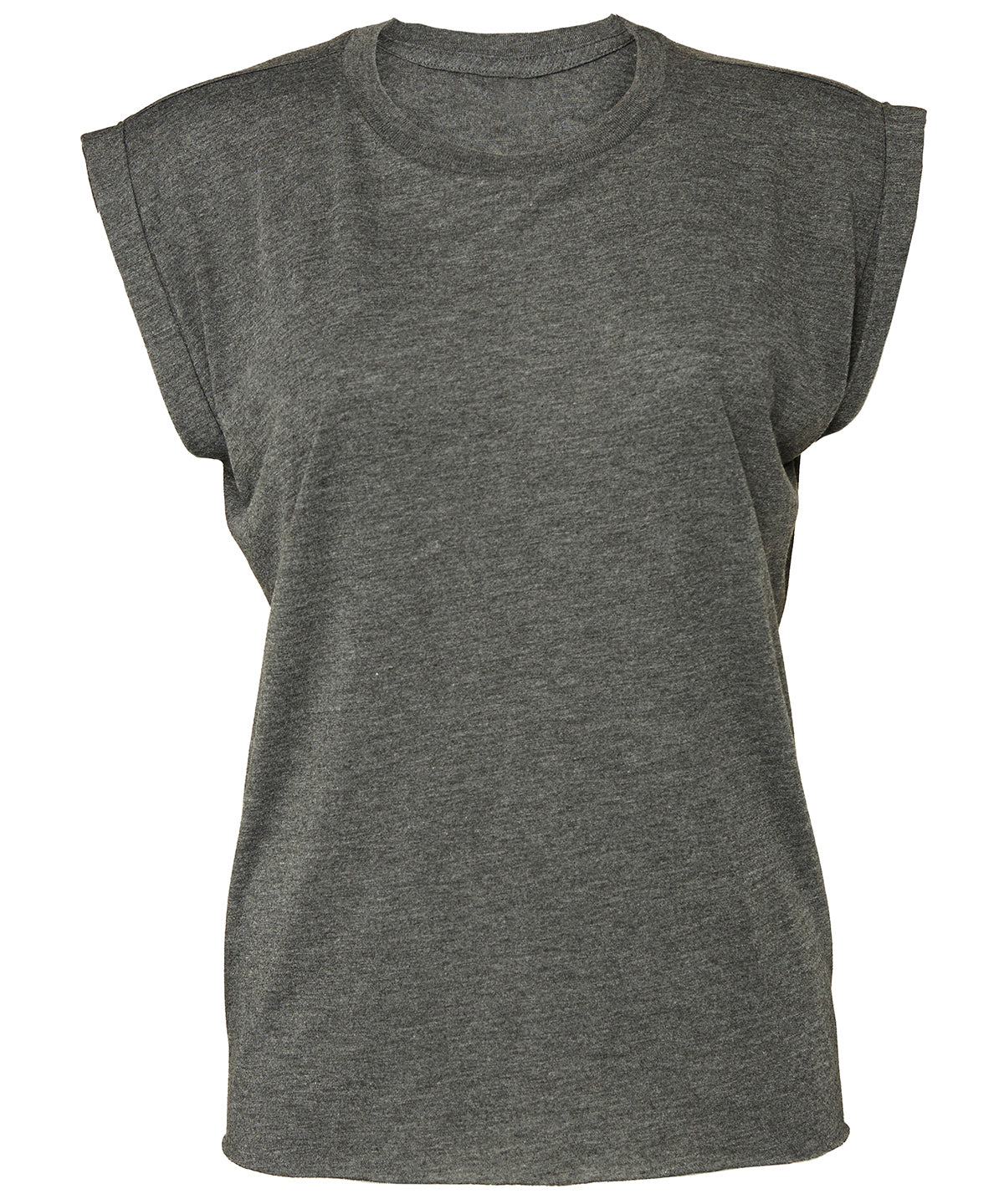 T-Shirts - Elegant och Bekvämt Damlinne med Stilfulla Detaljer Dark Grey Heather