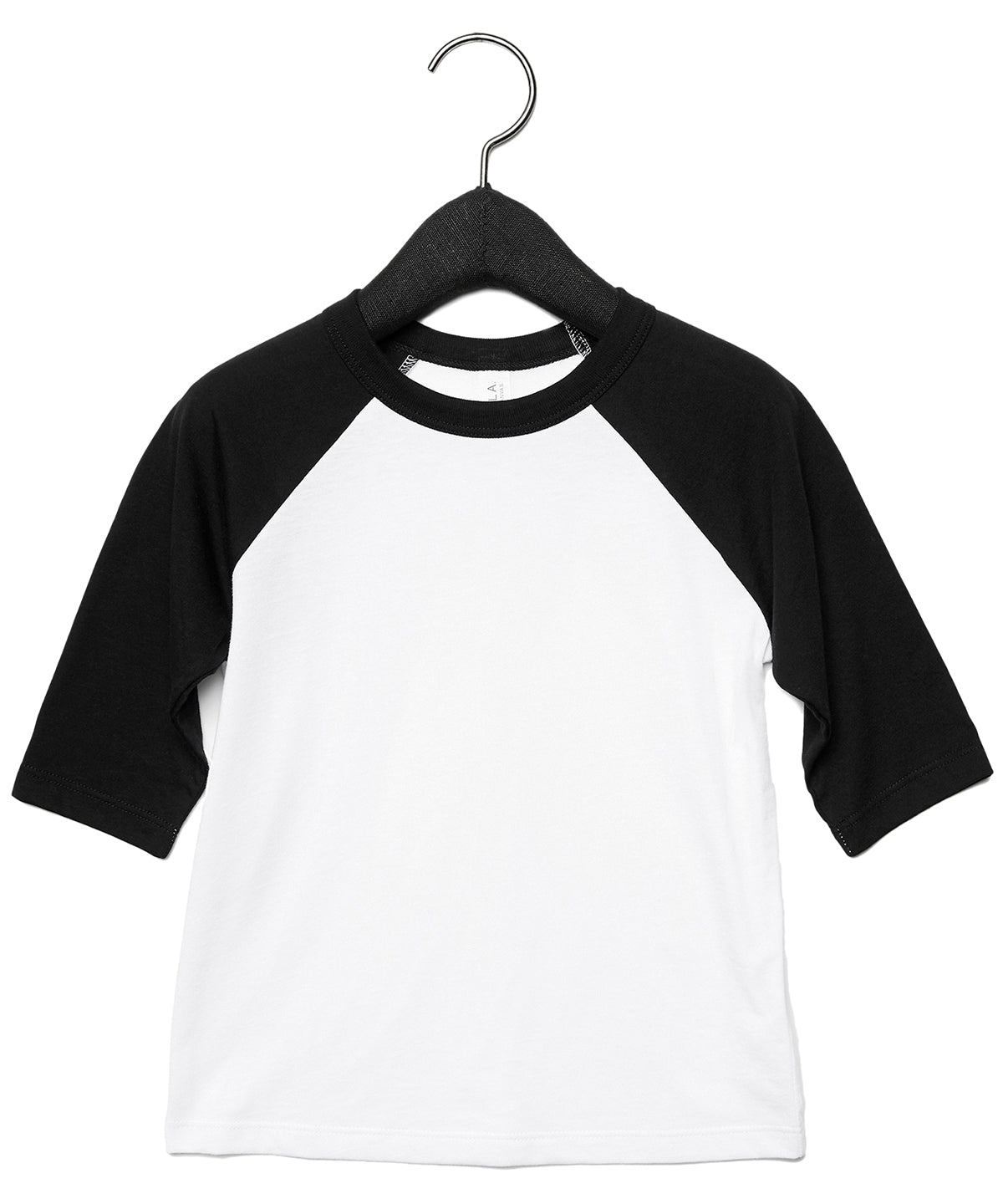 T-Shirts - Klassisk Baseballtröja för Småbarn White Black