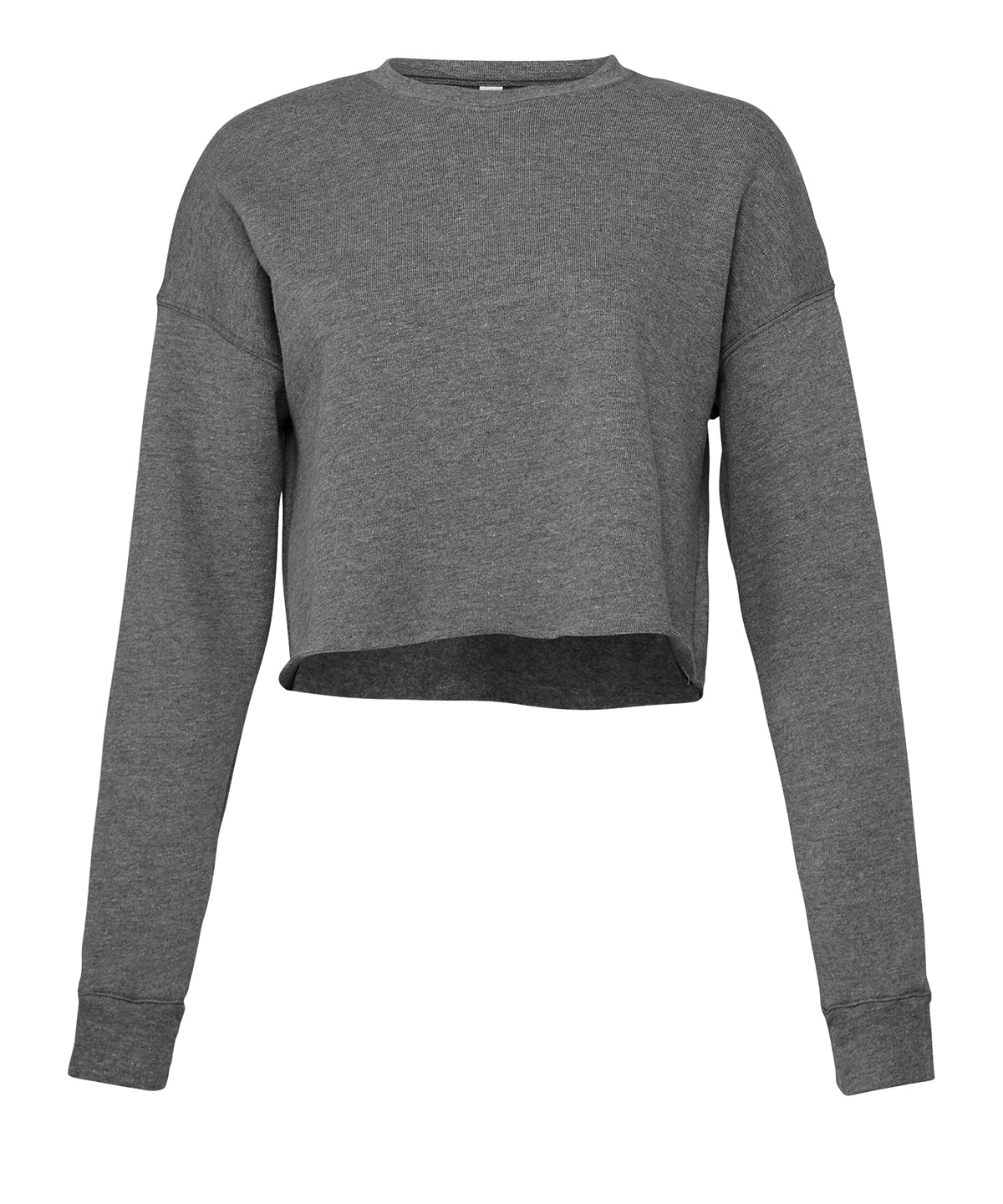 Fleece - Dam Cropped Crew Fleece Deep Heather