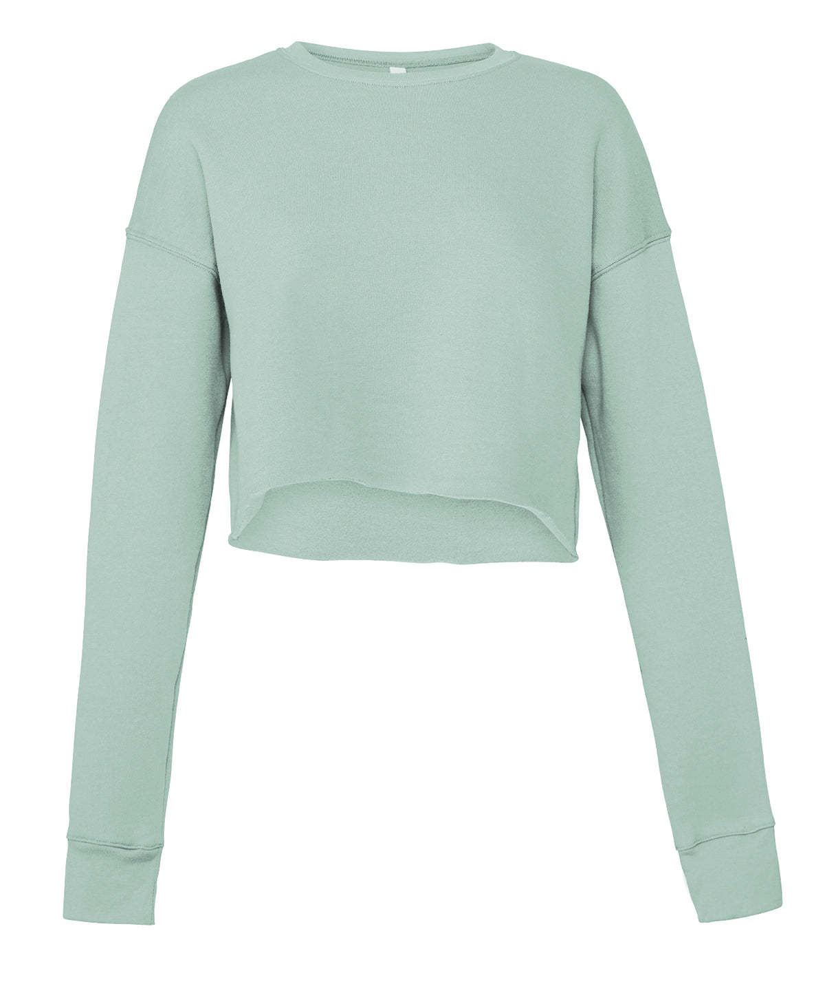 Fleece - Dam Cropped Crew Fleece Dusty Blue