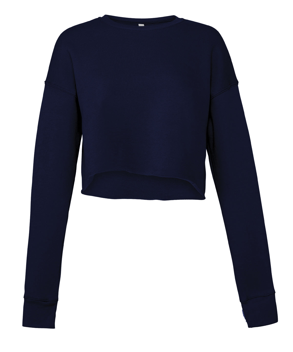 Fleece - Dam Cropped Crew Fleece Navy