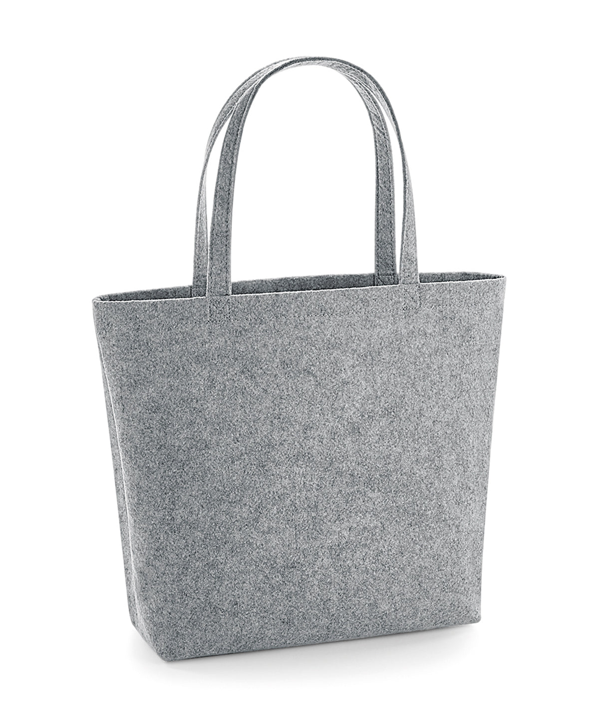 Bags - Felt Shopparväska Grey Melange One size