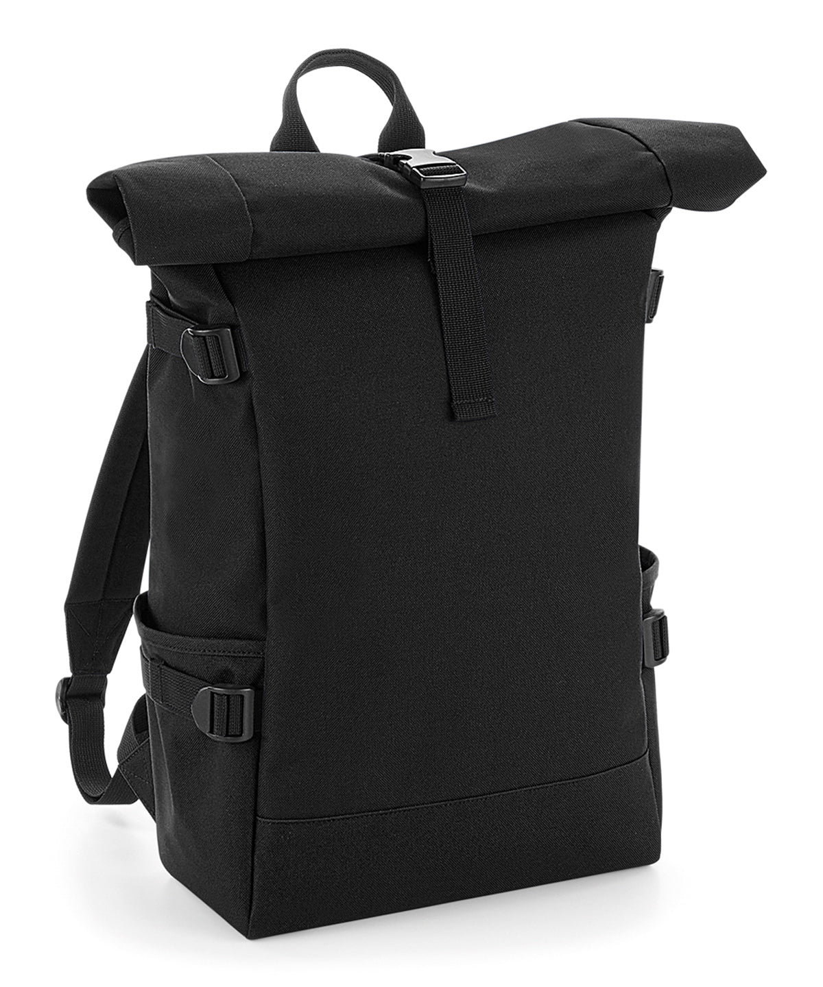 Bags - Stilren och Funktionell Rolltop Ryggsäck för Alla Tillfällen Black Black One size