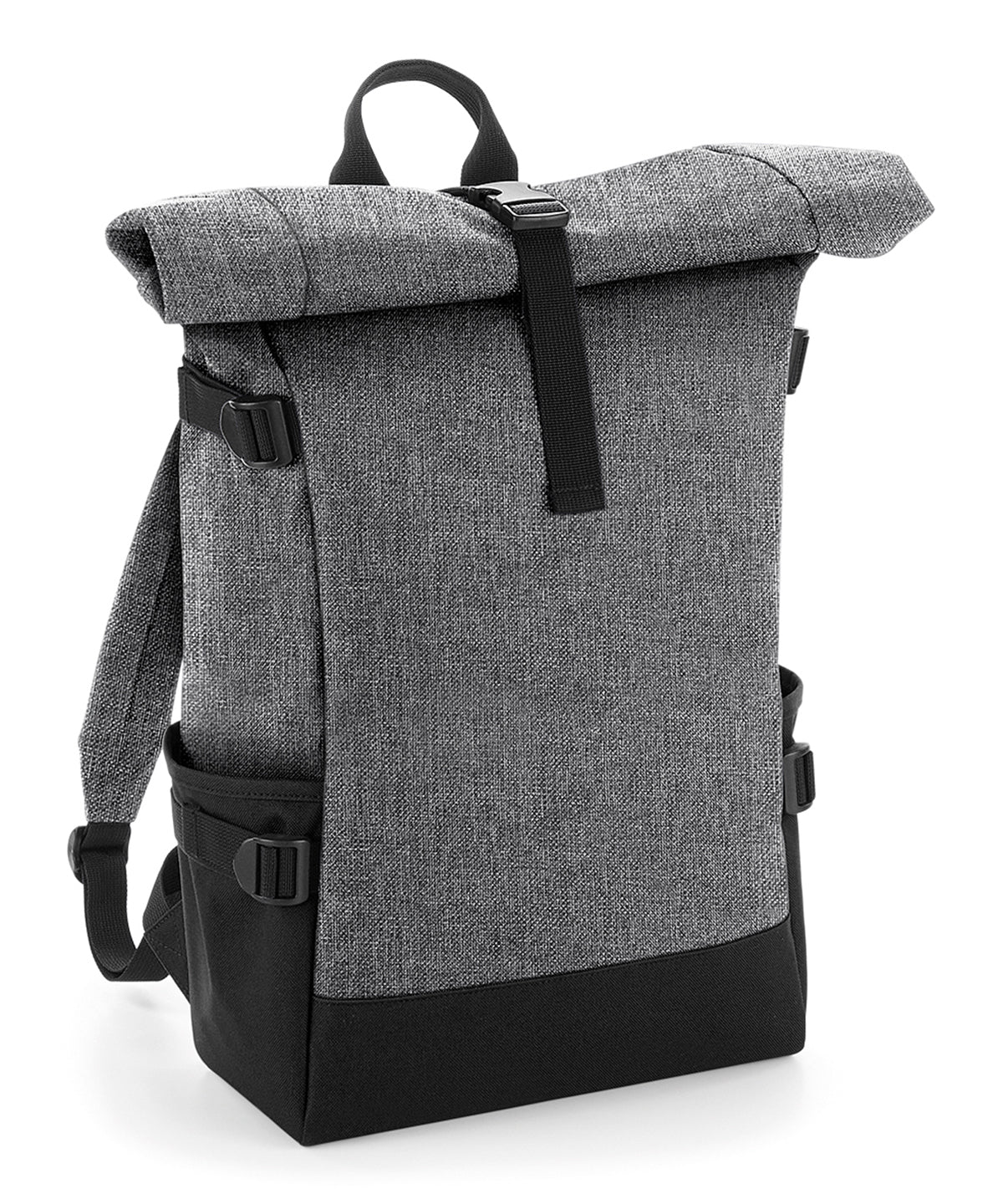 Bags - Stilren och Funktionell Rolltop Ryggsäck för Alla Tillfällen Grey Marl Black One size