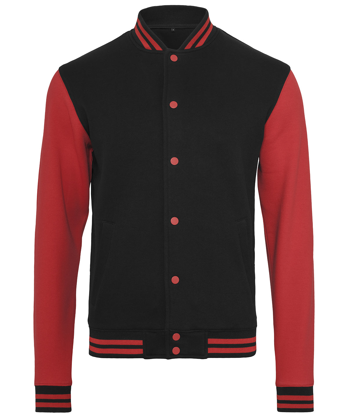 Jackets - Sweat College Jacket – Klassisk stil med modern komfort Black Red