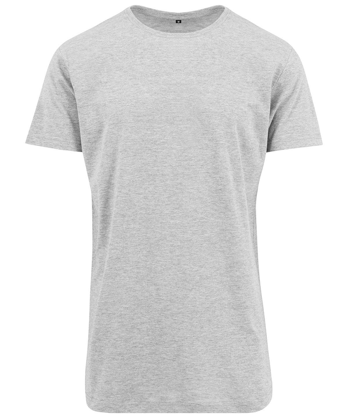 T-Shirts - Shaped Long Tee – Enkel och bekväm för alla tillfällen Heather Grey