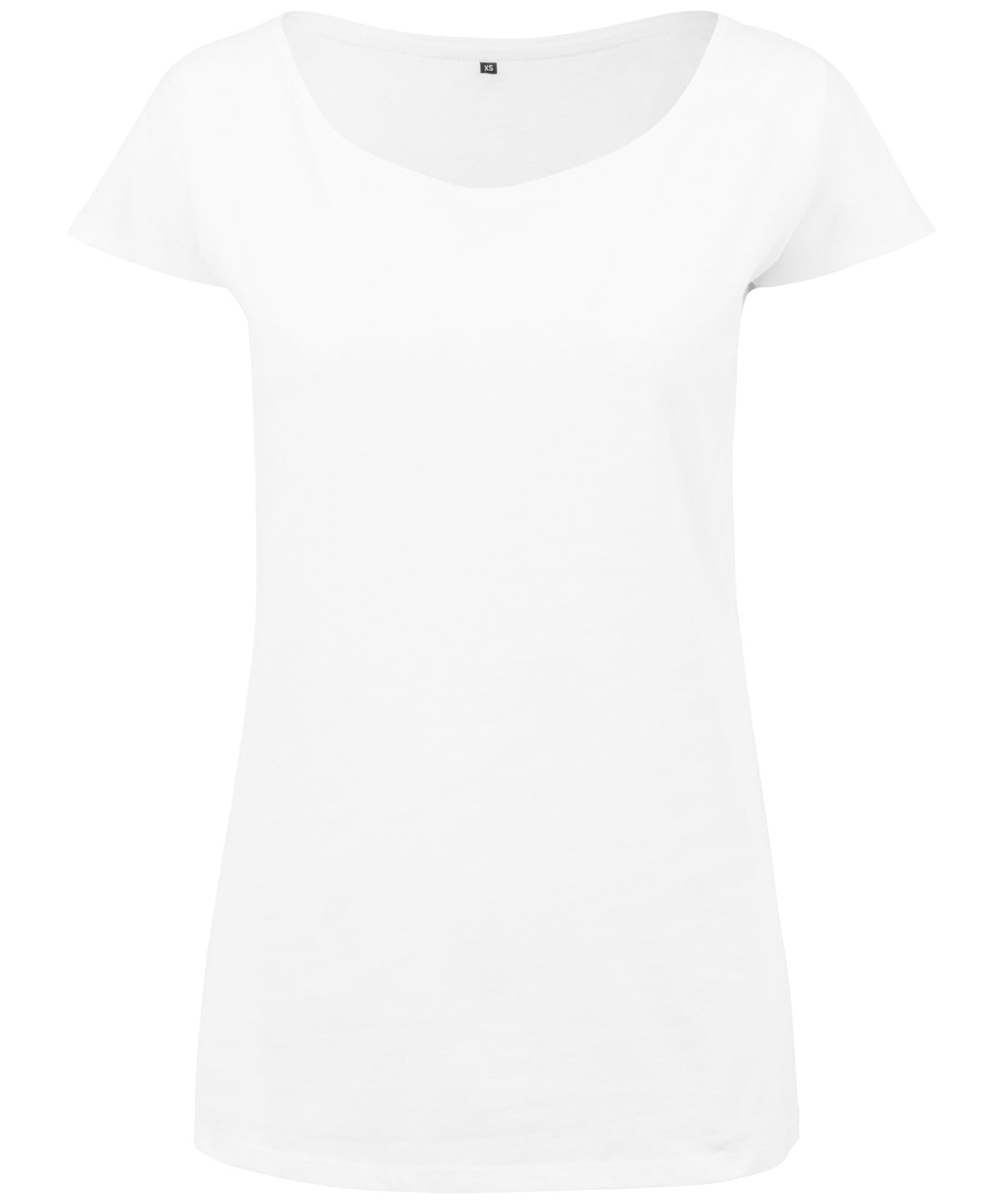 T-Shirts - Dam Wide Neck T-shirt – En avslappnad och stilren bas White