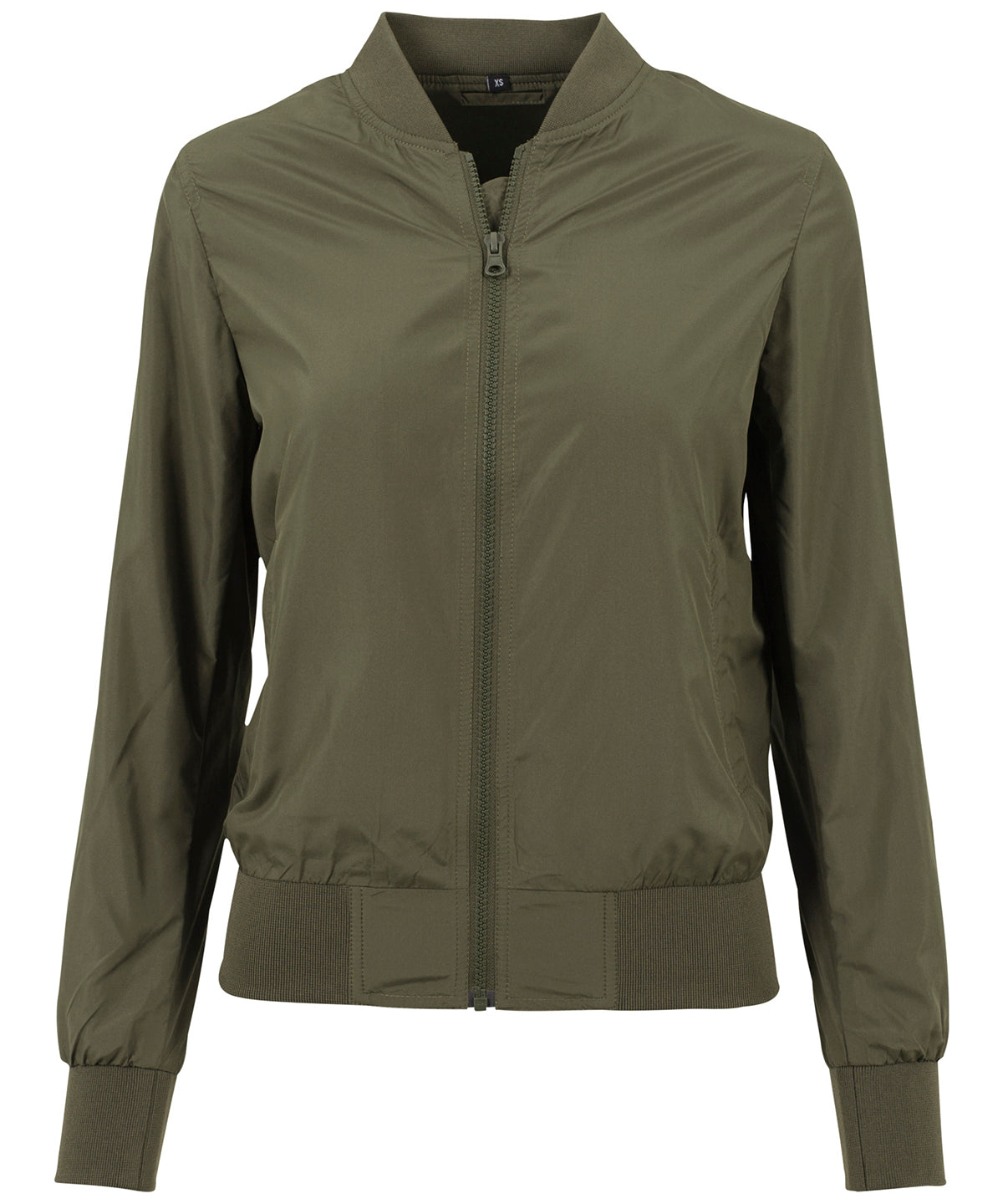 Jackets - Dam Nylon Bomberjacka – Tidlös och funktionell Dark Olive