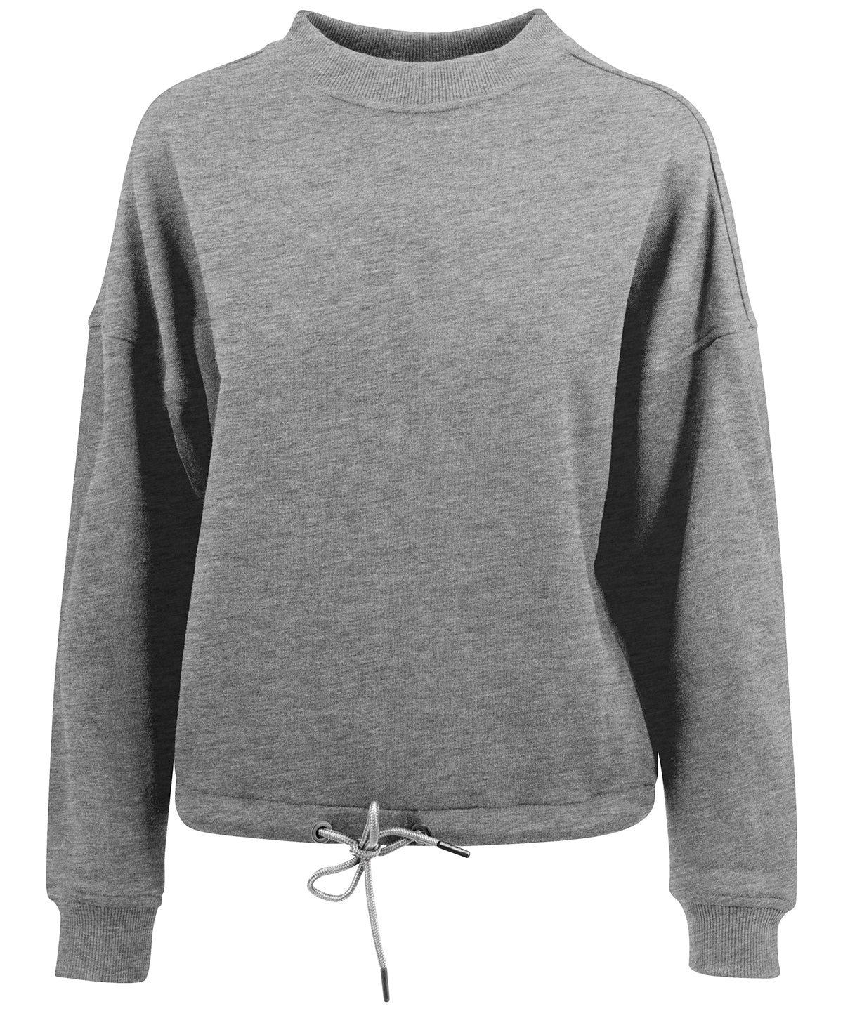 Sweatshirts - Oversize crew neck sweatshirt för dam Grey