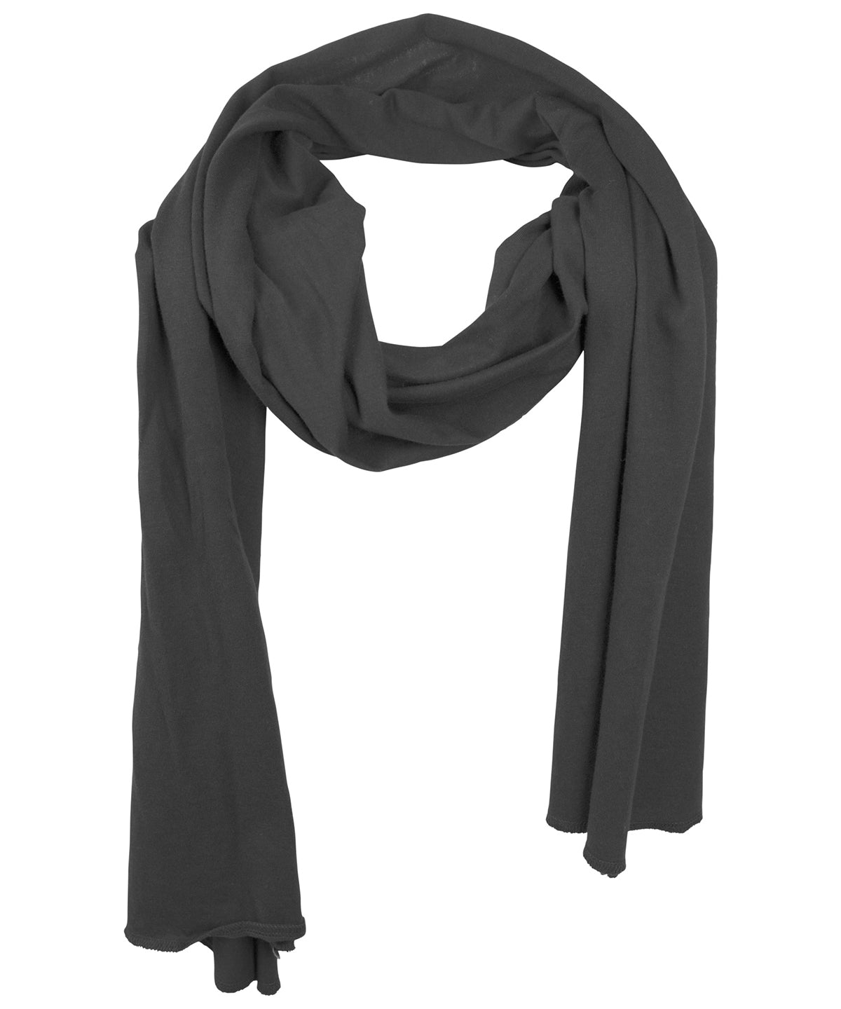 Scarves - Jersey-scarf – mångsidig accessoar Black One size