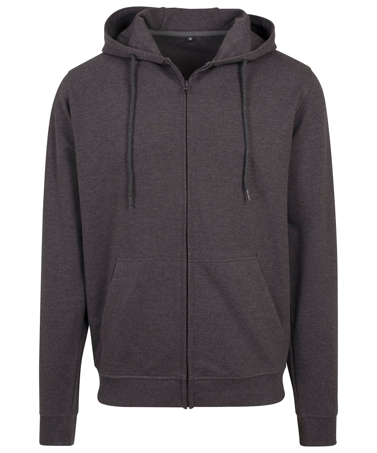 Hoodies - Klassisk zip hoodie i terry-material Charcoal