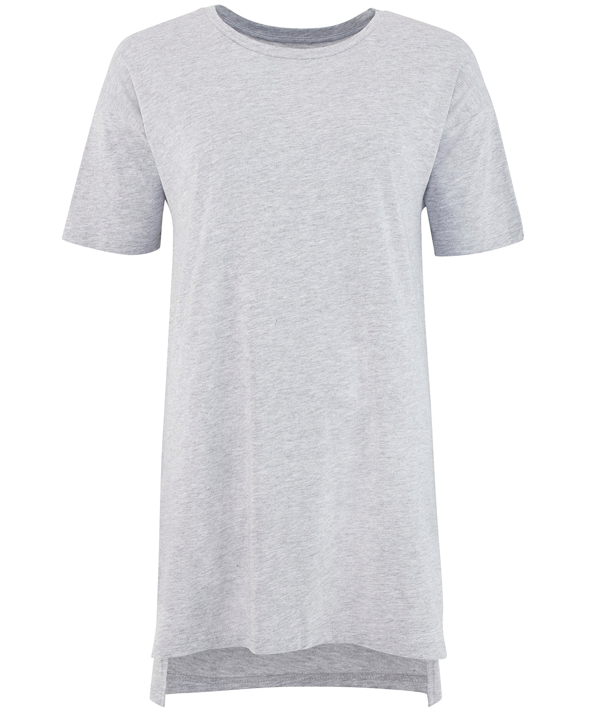 T-Shirts - Bekväm och Stilfull Oversized Lounge T-shirt för Damer Heather Grey