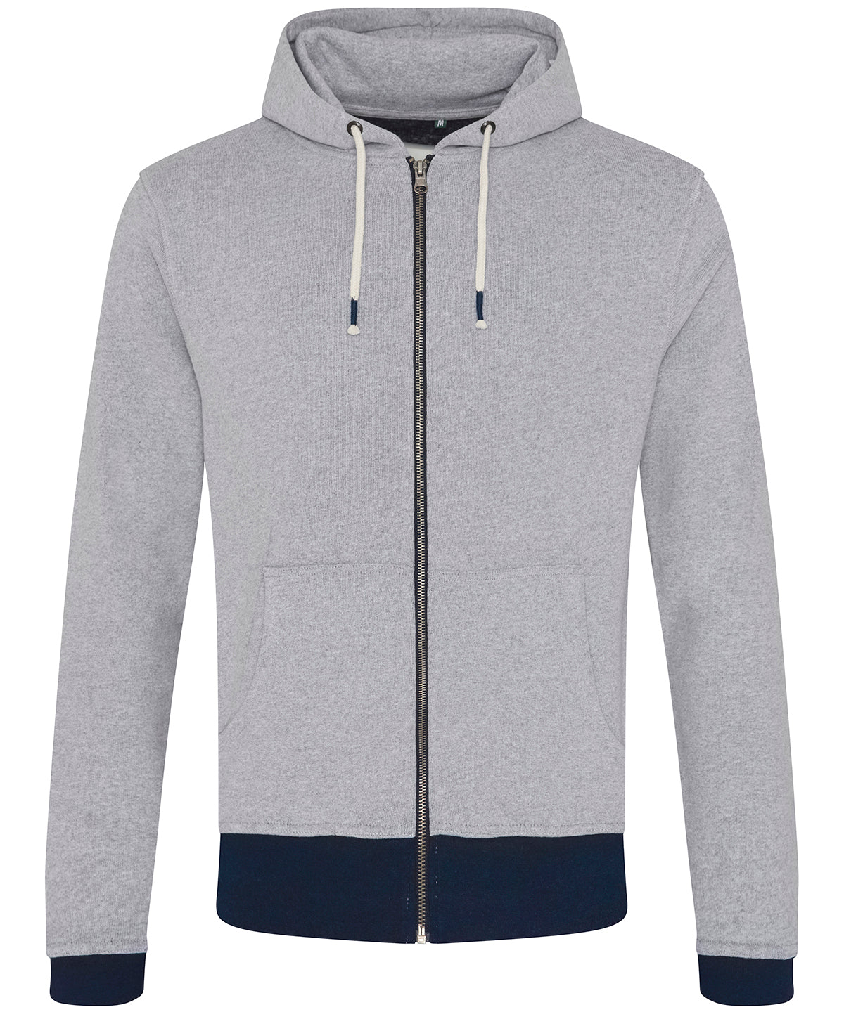 Hoodies - Okavango regen zoodie Heather Grey Navy