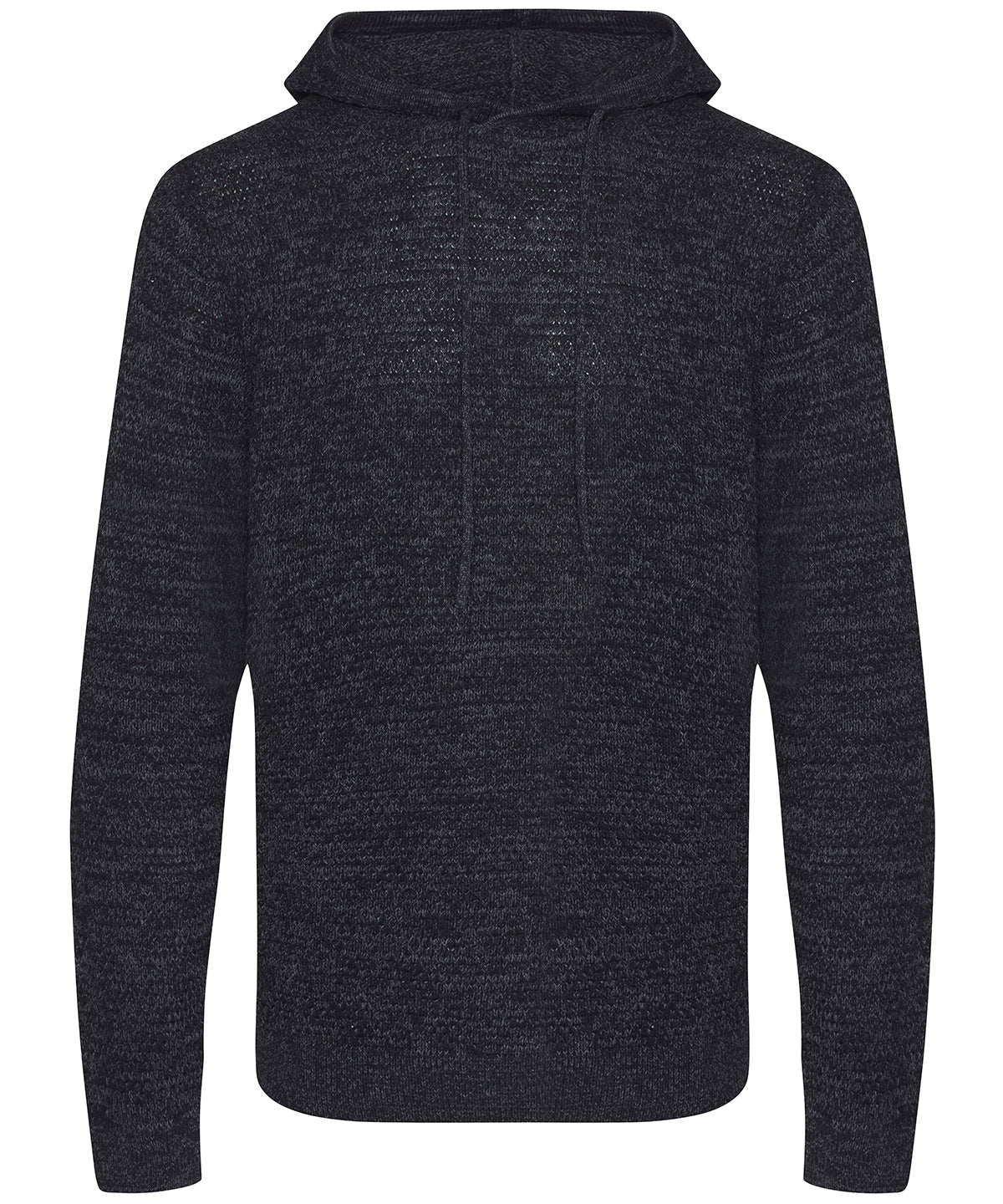 Hoodies - Iguazu stickad hoodie Charcoal Black