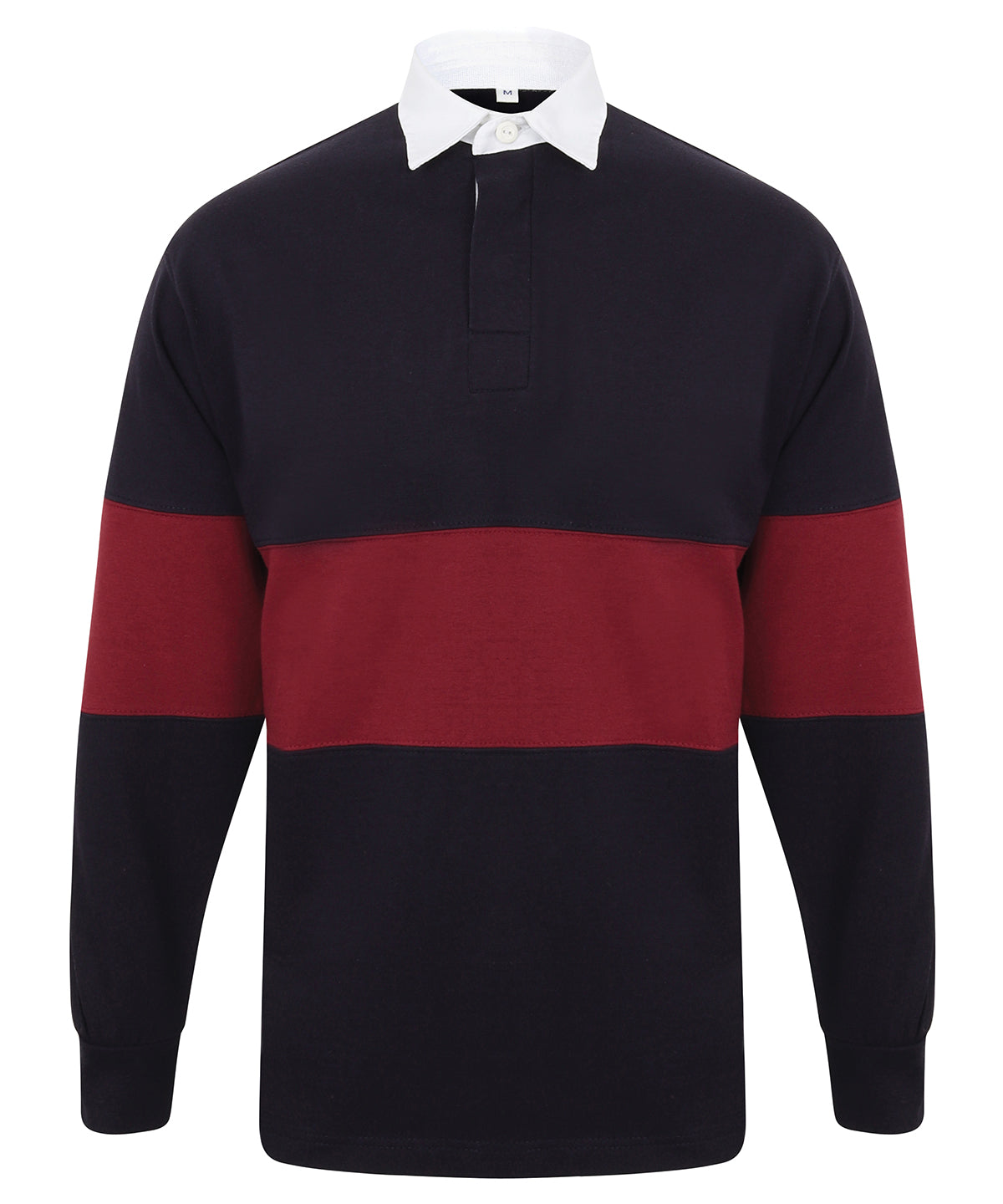 Polos - Panelad rugbytröja Navy Burgundy