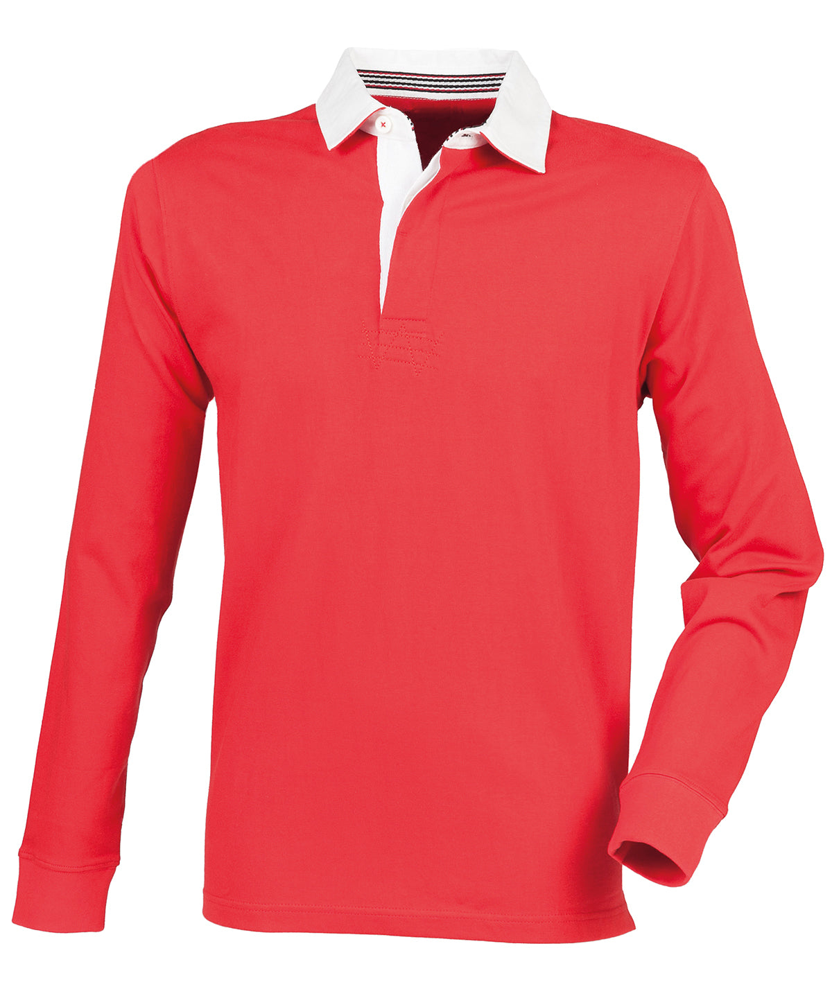 Polos - Premium superfit rugbytröja Red