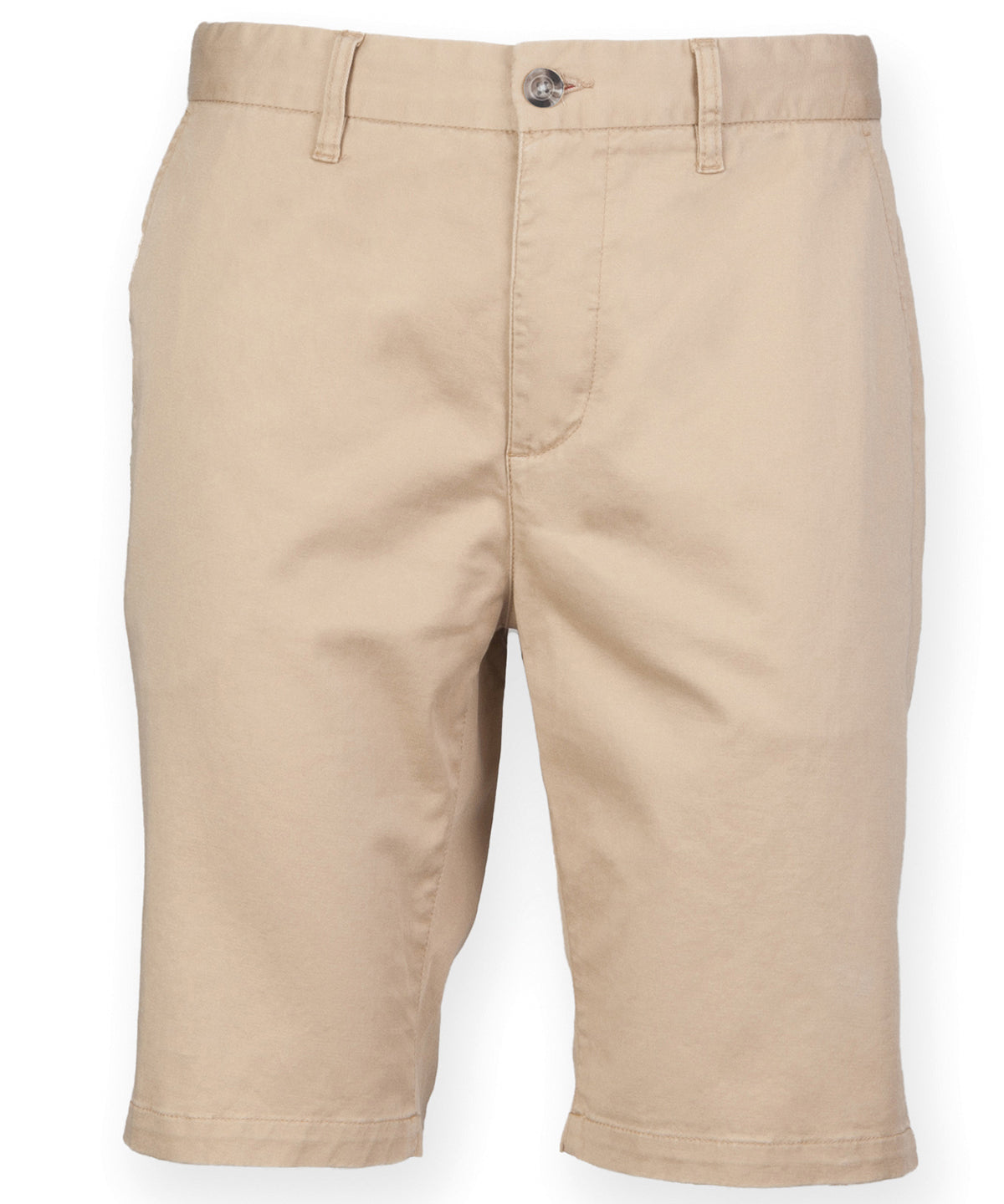 Shorts - Eleganta och Bekväma Stretch Chino Shorts för Herrar Stone