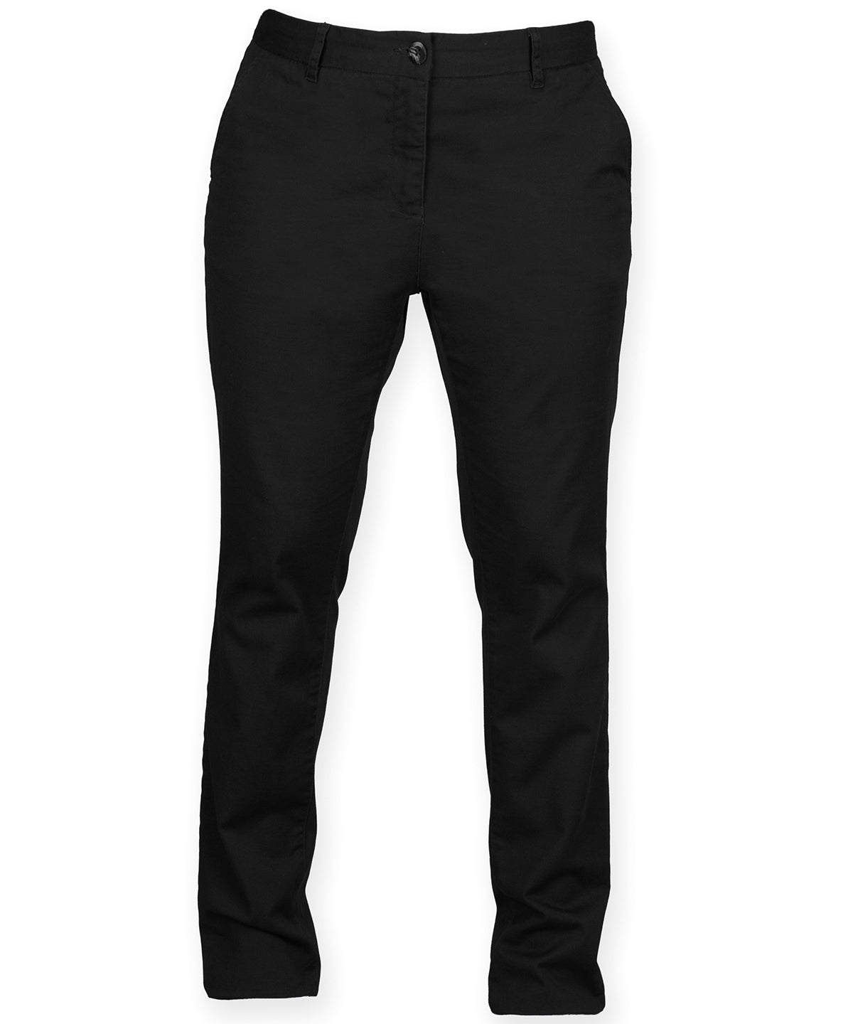 Chinos - Eleganta och Bekväma Stretch Chinos för Damer Black