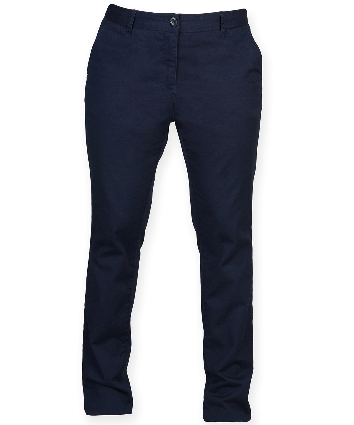 Chinos - Eleganta och Bekväma Stretch Chinos för Damer Navy