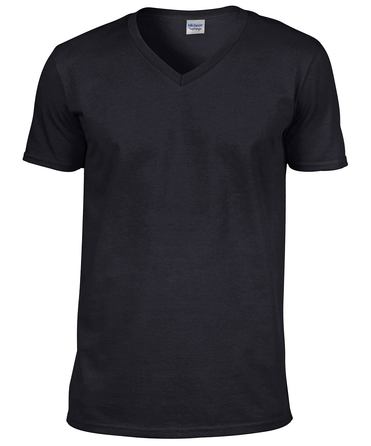 T-Shirts - Stilren V-ringad T-shirt för Herrar Black