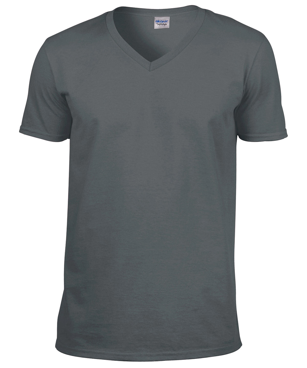 T-Shirts - Stilren V-ringad T-shirt för Herrar Charcoal